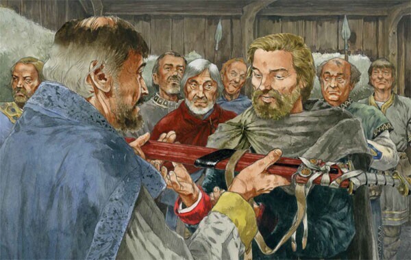 Illustraties door F. Marschall Noord-Holland in het 1e millennium